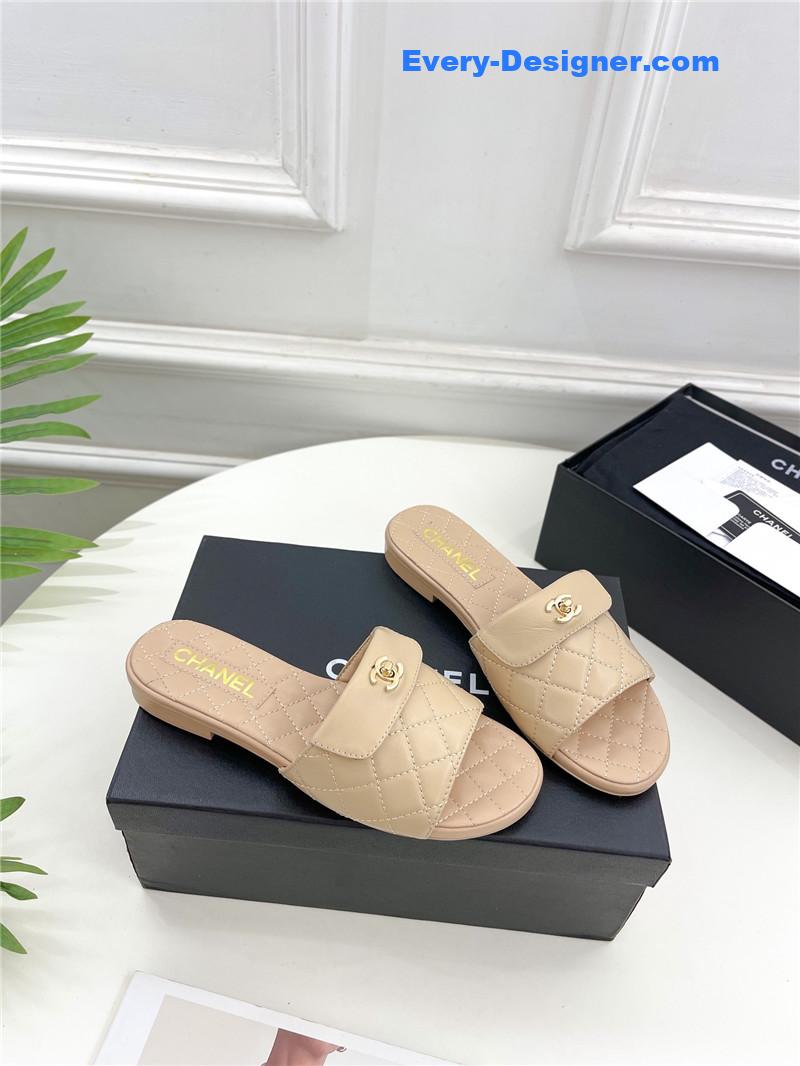 CC counter classic double C buckle slippers