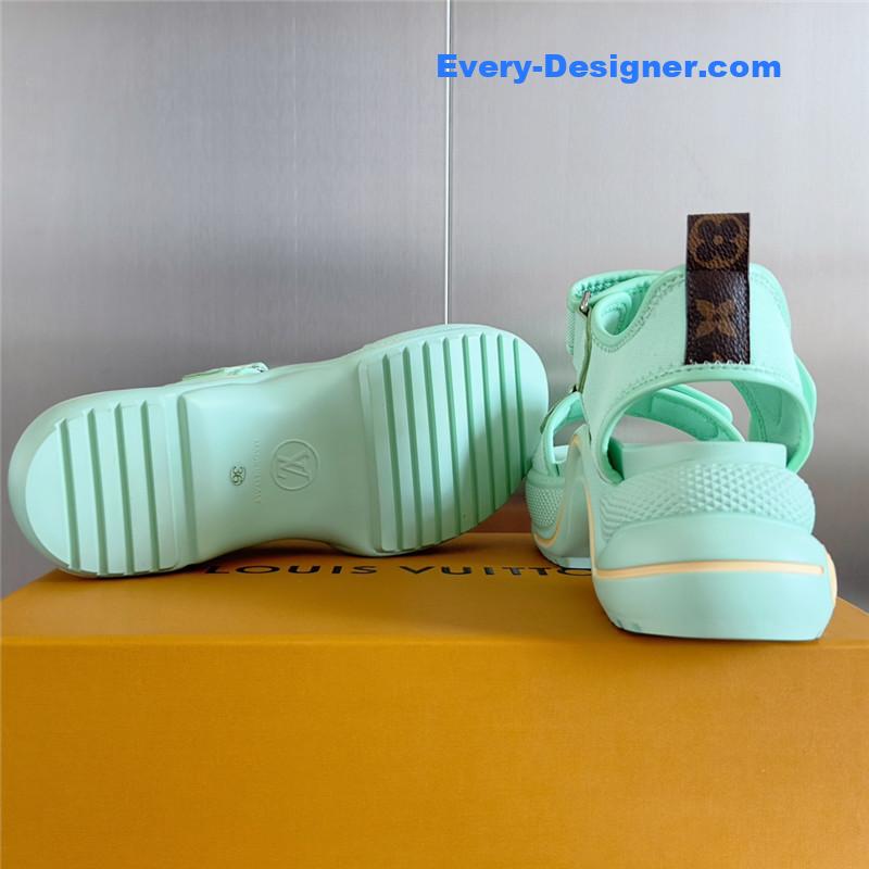 l0vis Vvtt0n lv velcro polka dot sandals