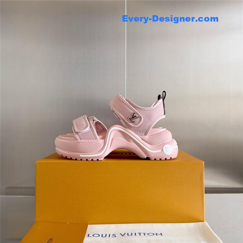 l0vis Vvtt0n lv velcro polka dot sandals