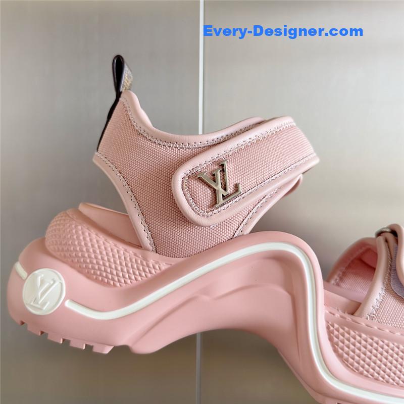 l0vis Vvtt0n lv velcro polka dot sandals