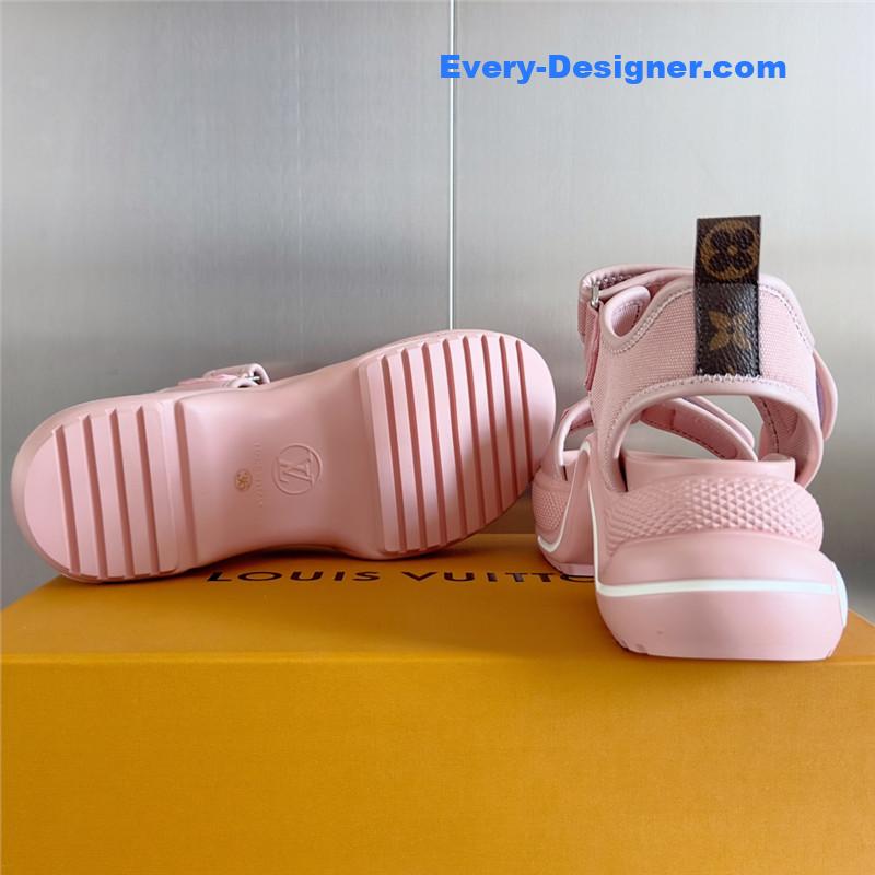 l0vis Vvtt0n lv velcro polka dot sandals