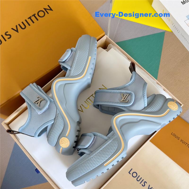 l0vis Vvtt0n lv velcro polka dot sandals