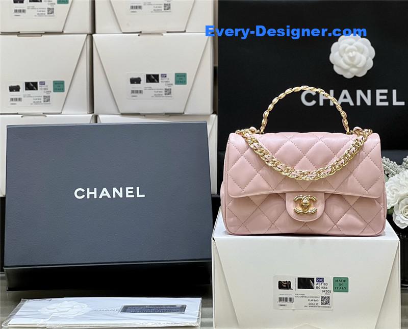 Ch**el cf handle mini bag