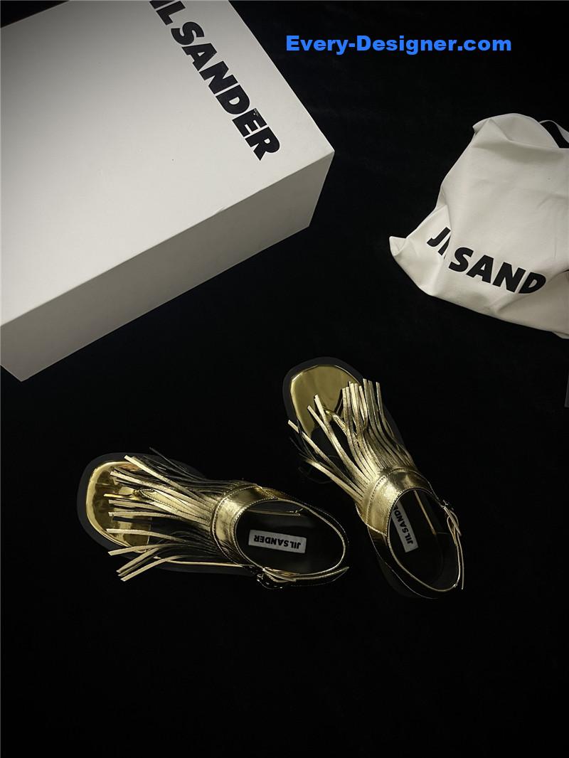 jil sander fashion tassel sandals