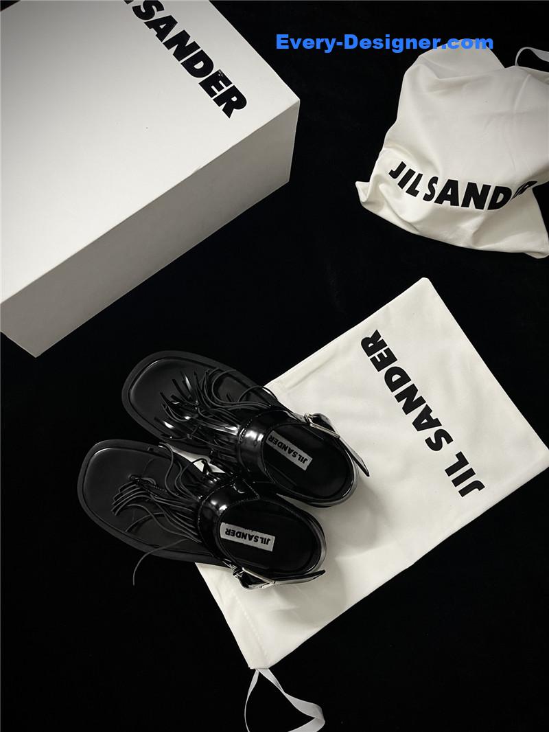 jil sander fashion tassel sandals