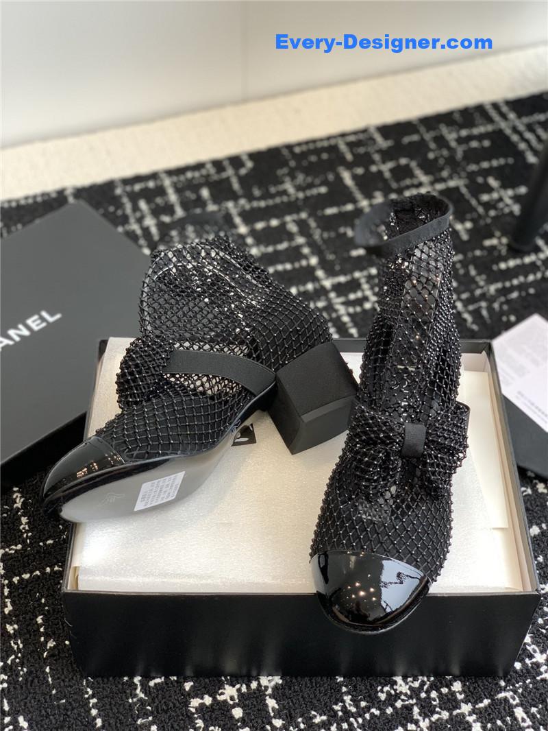 CC new Mary Jane mesh drill boots