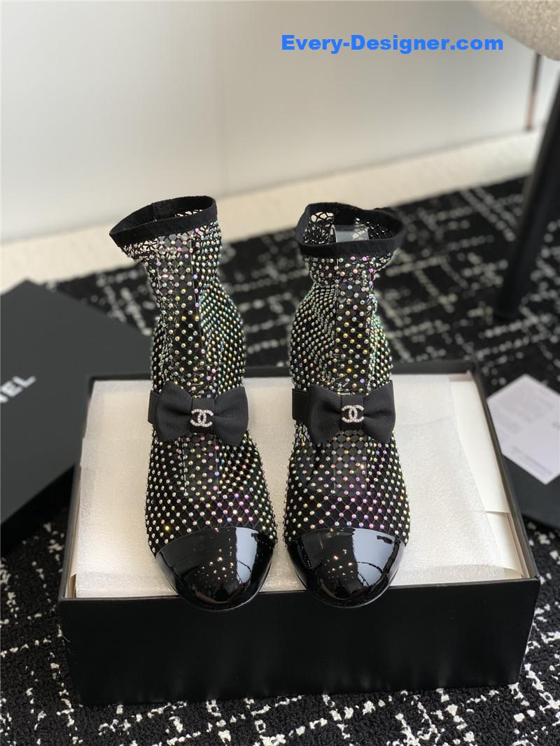 CC new Mary Jane mesh drill boots