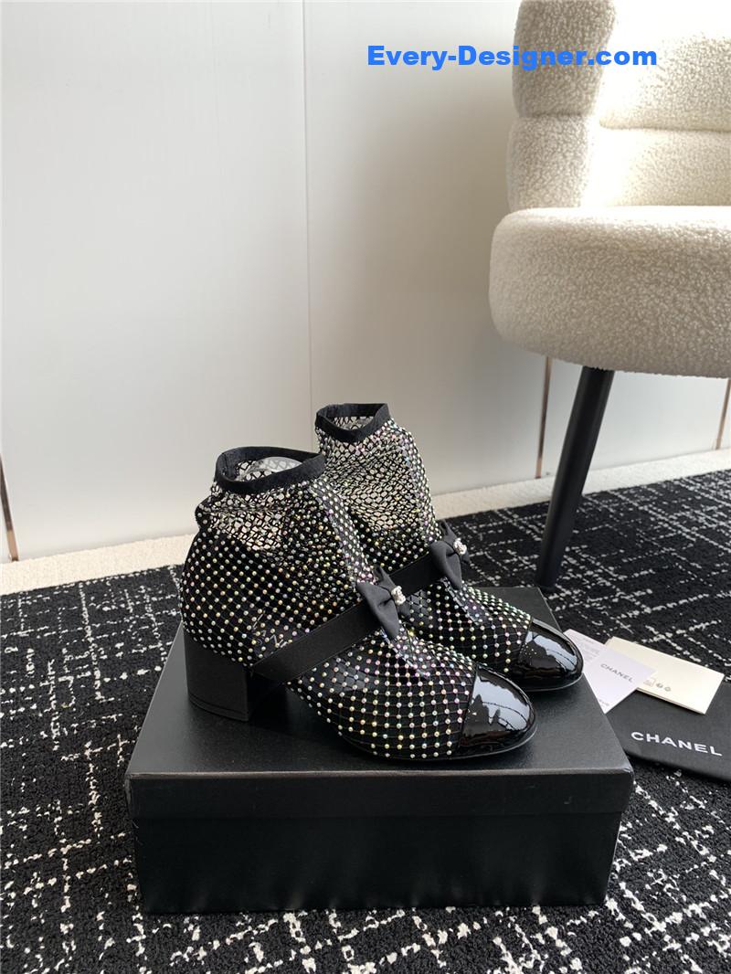 CC new Mary Jane mesh drill boots