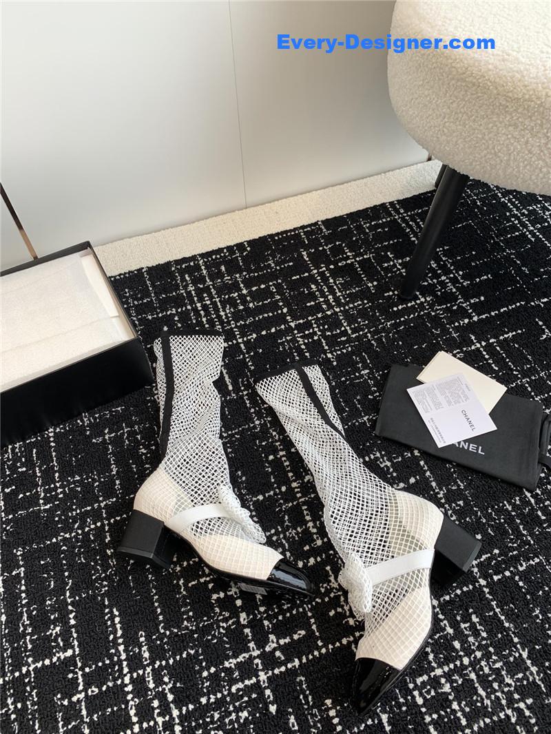 CC new Mary Jane mesh drill boots