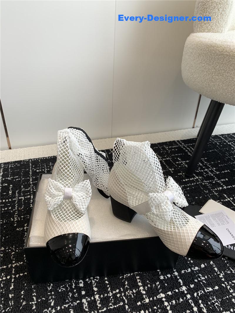 CC new Mary Jane mesh drill boots