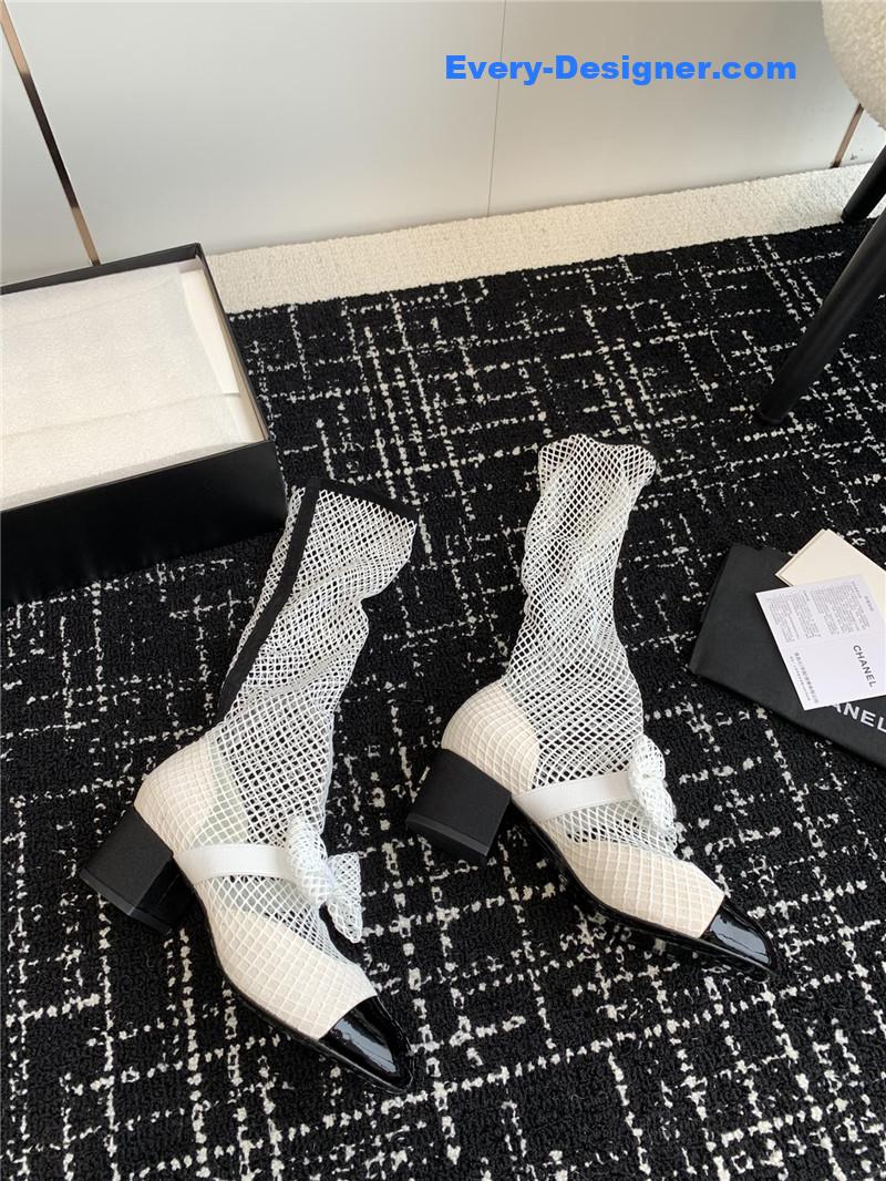 CC new Mary Jane mesh drill boots