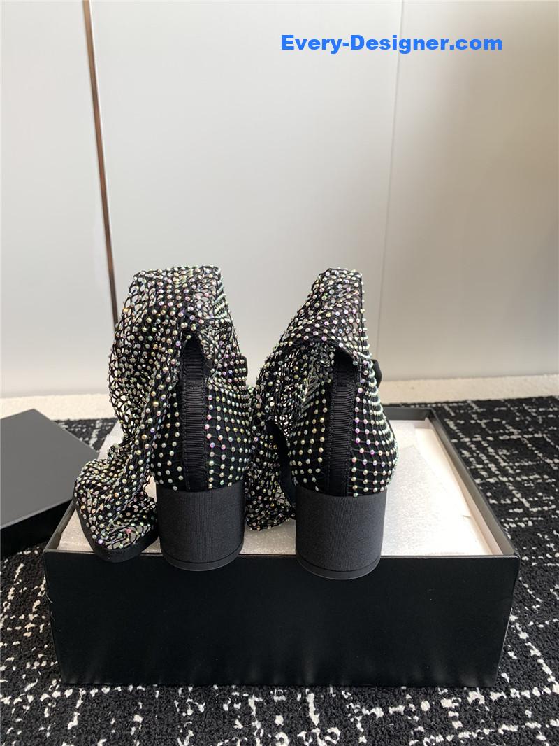 CC new Mary Jane mesh drill boots