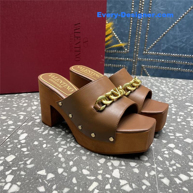 Va1e*ntin0 metal chain high heel sandals