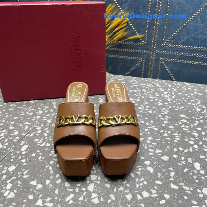 Va1e*ntin0 metal chain high heel sandals