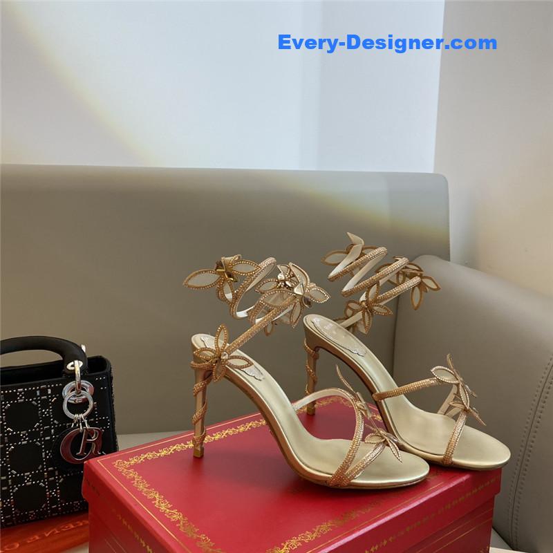 rene caovilla butterfly strappy sandals