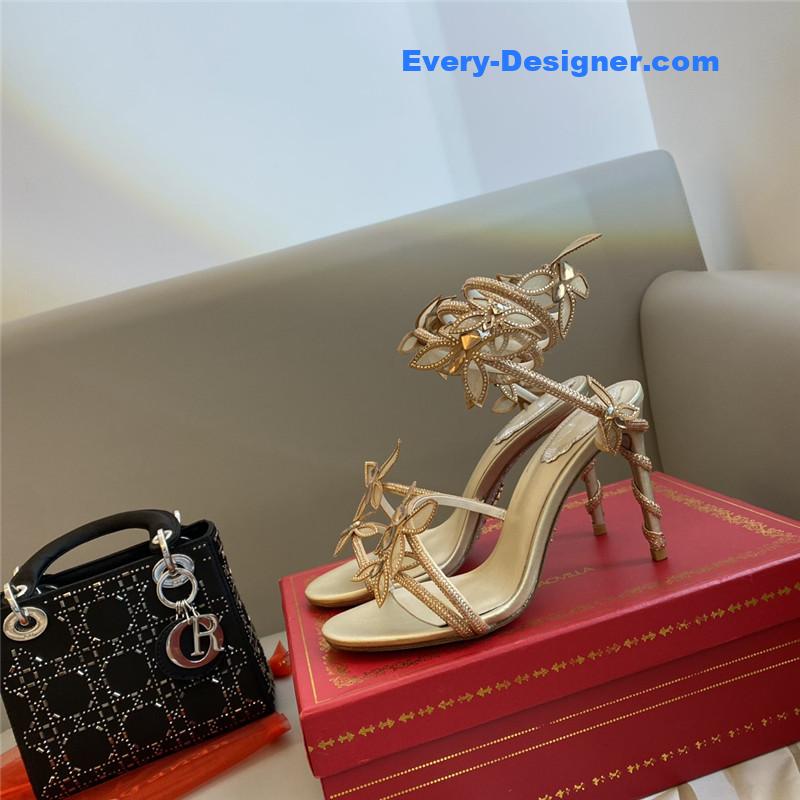 rene caovilla butterfly strappy sandals