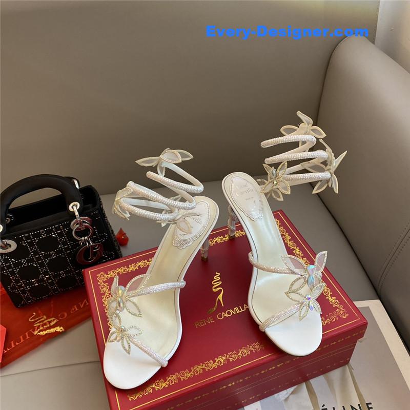 rene caovilla butterfly strappy sandals
