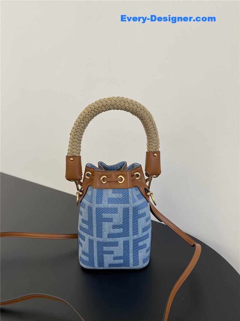 F**di denim bucket bag