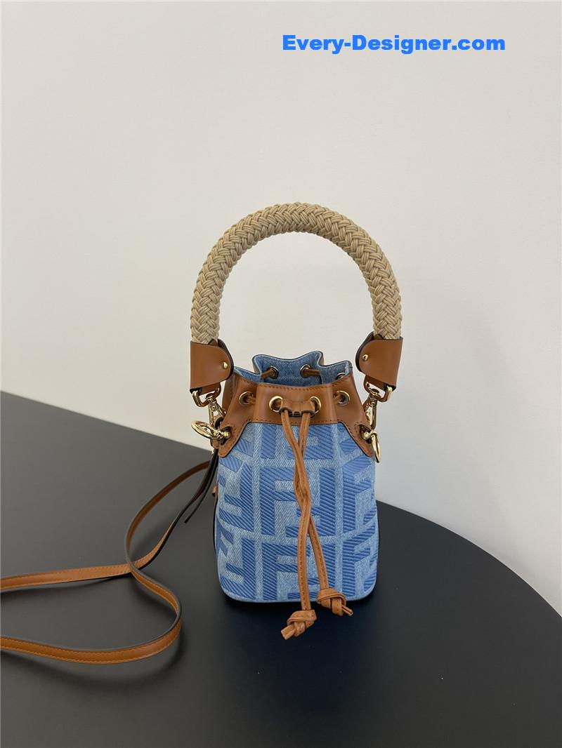 F**di denim bucket bag