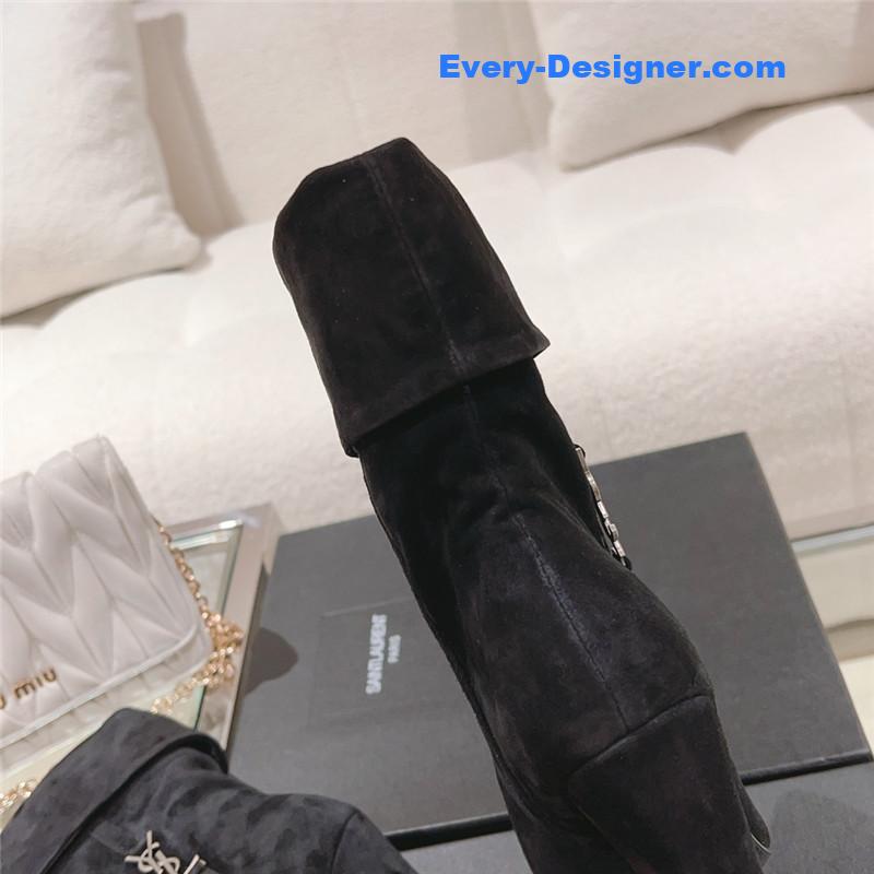 Y51 side pull boots ankle boots