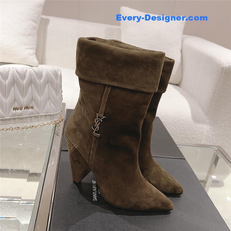 Y51 side pull boots ankle boots