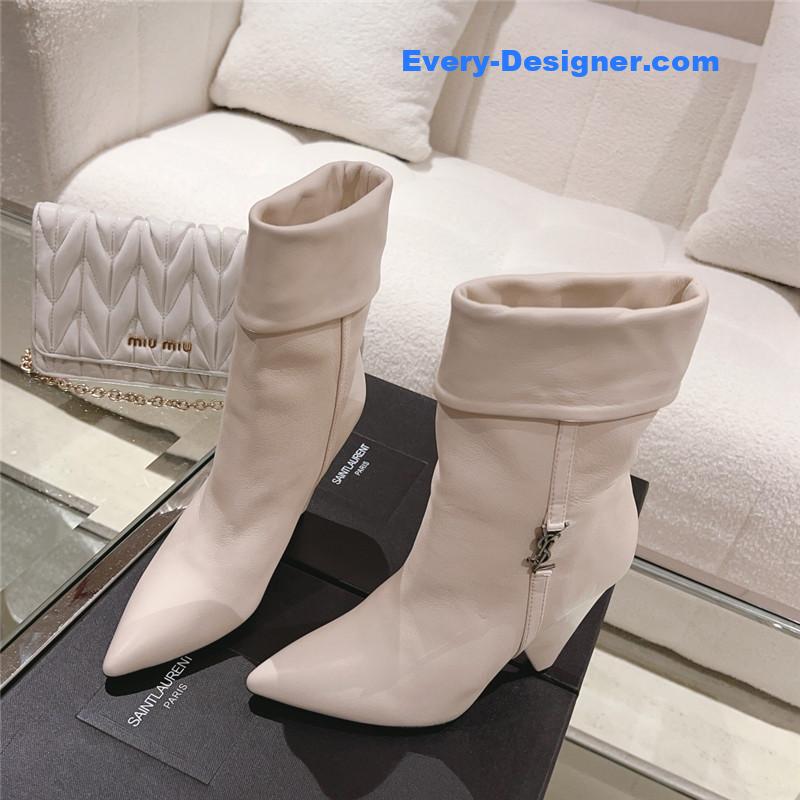 Y51 side pull boots ankle boots
