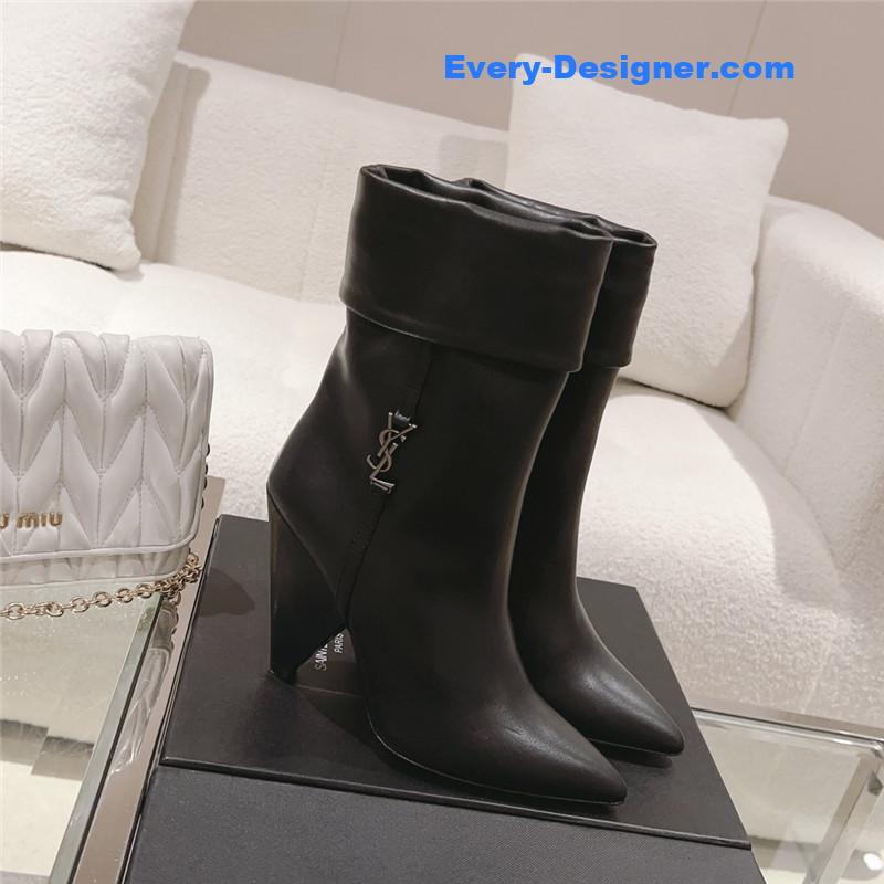 Y51 side pull boots ankle boots