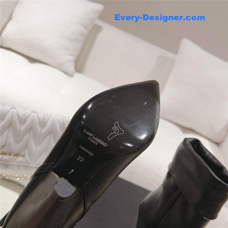 Y51 side pull boots ankle boots