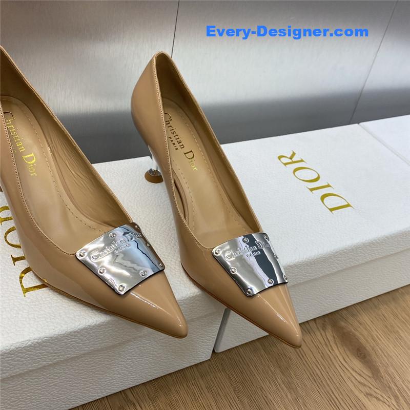 D10r cd letter logo high heel sandals