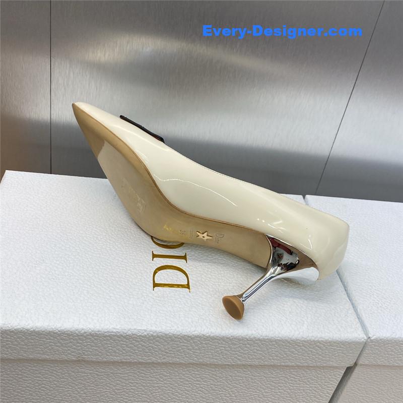 D10r cd letter logo high heel sandals