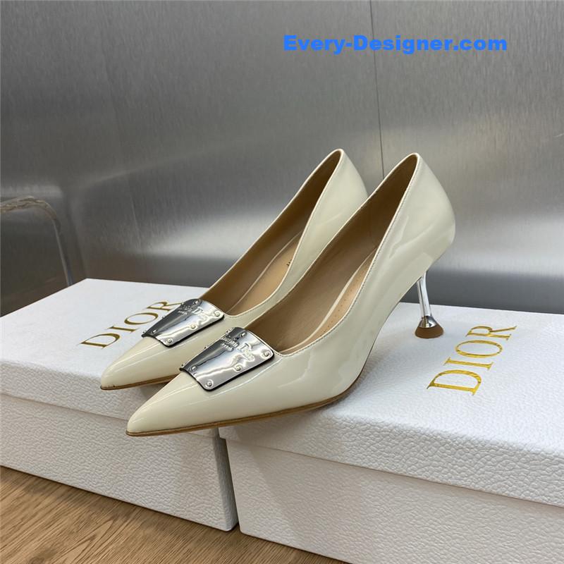 D10r cd letter logo high heel sandals