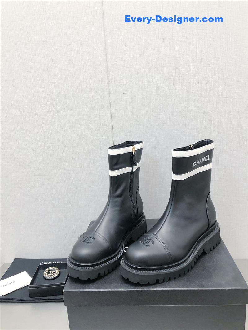 CC classic c embroidery ankle boots