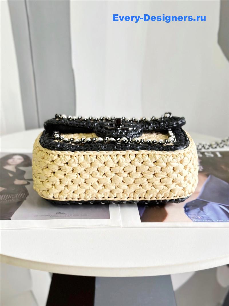 Ch**el handwoven cf bag