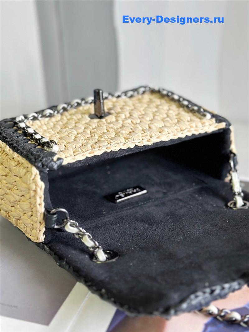 Ch**el handwoven cf bag