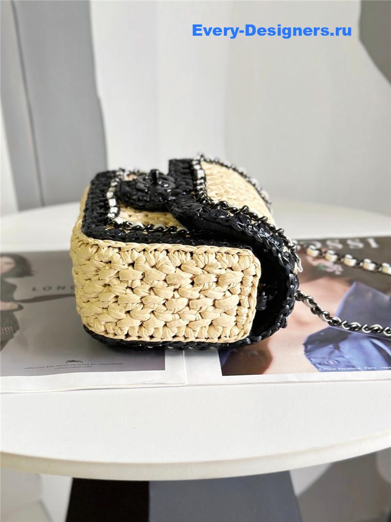 Ch**el handwoven cf bag