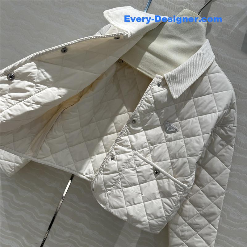 pra*a D1am0nd quilted jacket