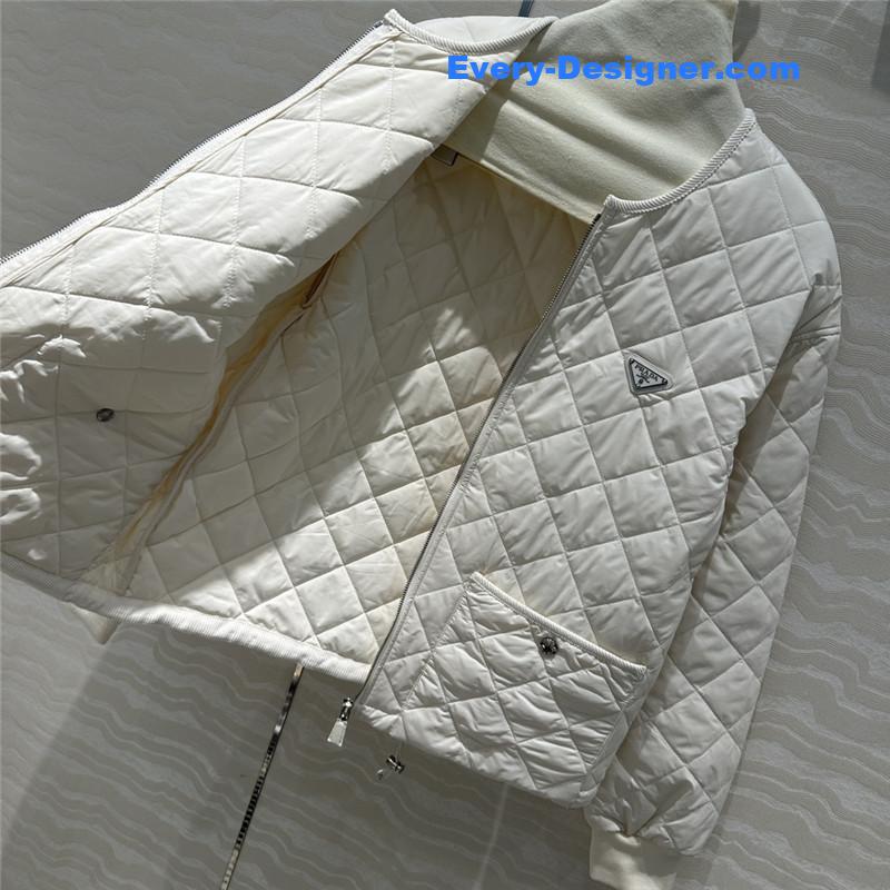 pra*a D1am0nd quilted jacket