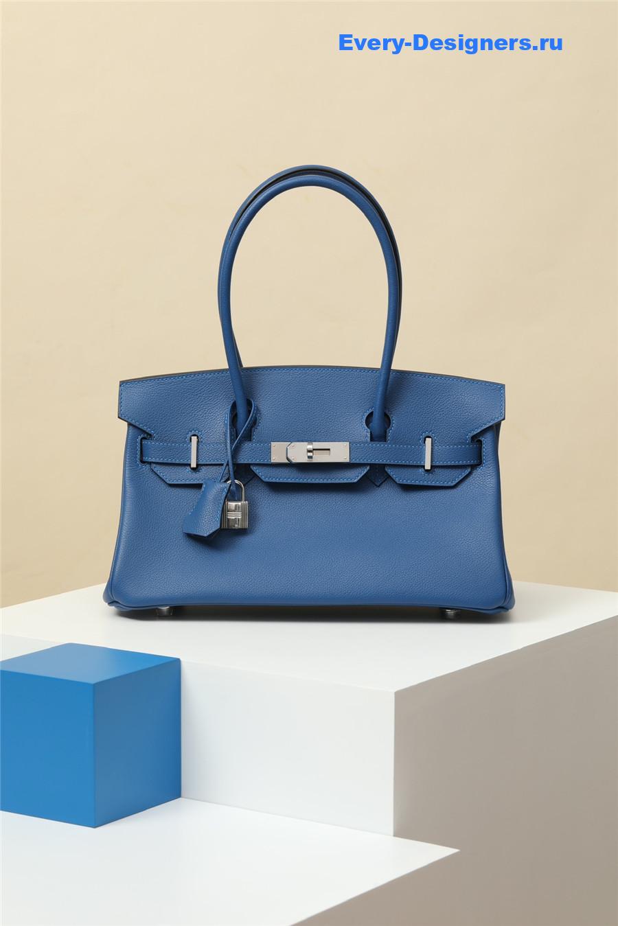 H**me5 shoulder birkin bag blue