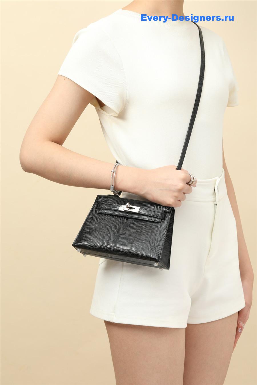 H**me5 lizard mini kelly 19 black