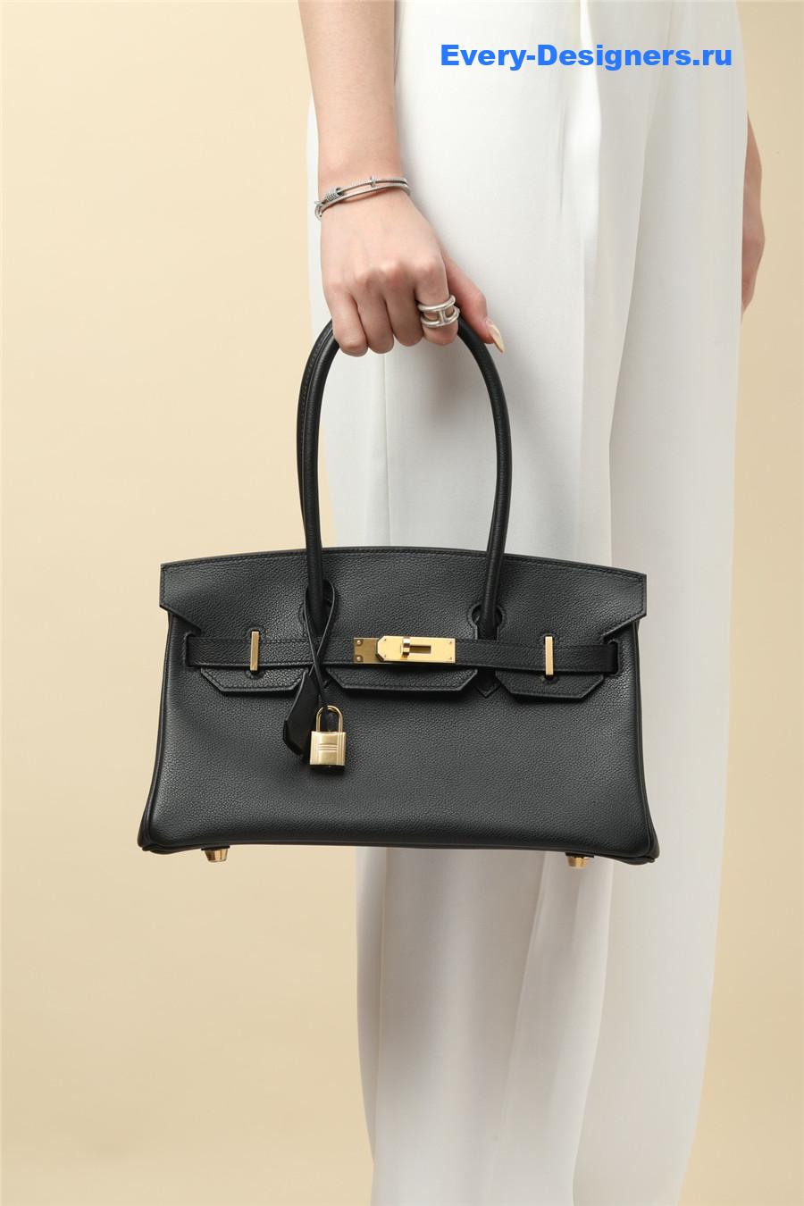 H**me5 shoulder birkin bag black