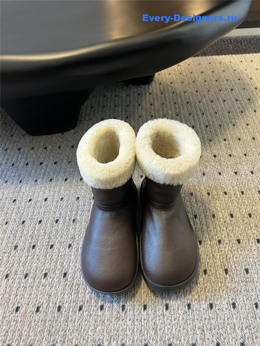 b0tt*ga Ven*ta round toe snow boots