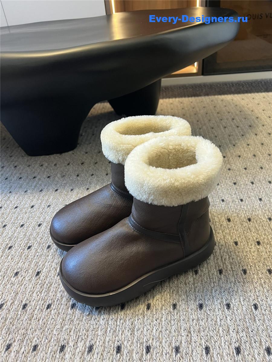 b0tt*ga Ven*ta round toe snow boots