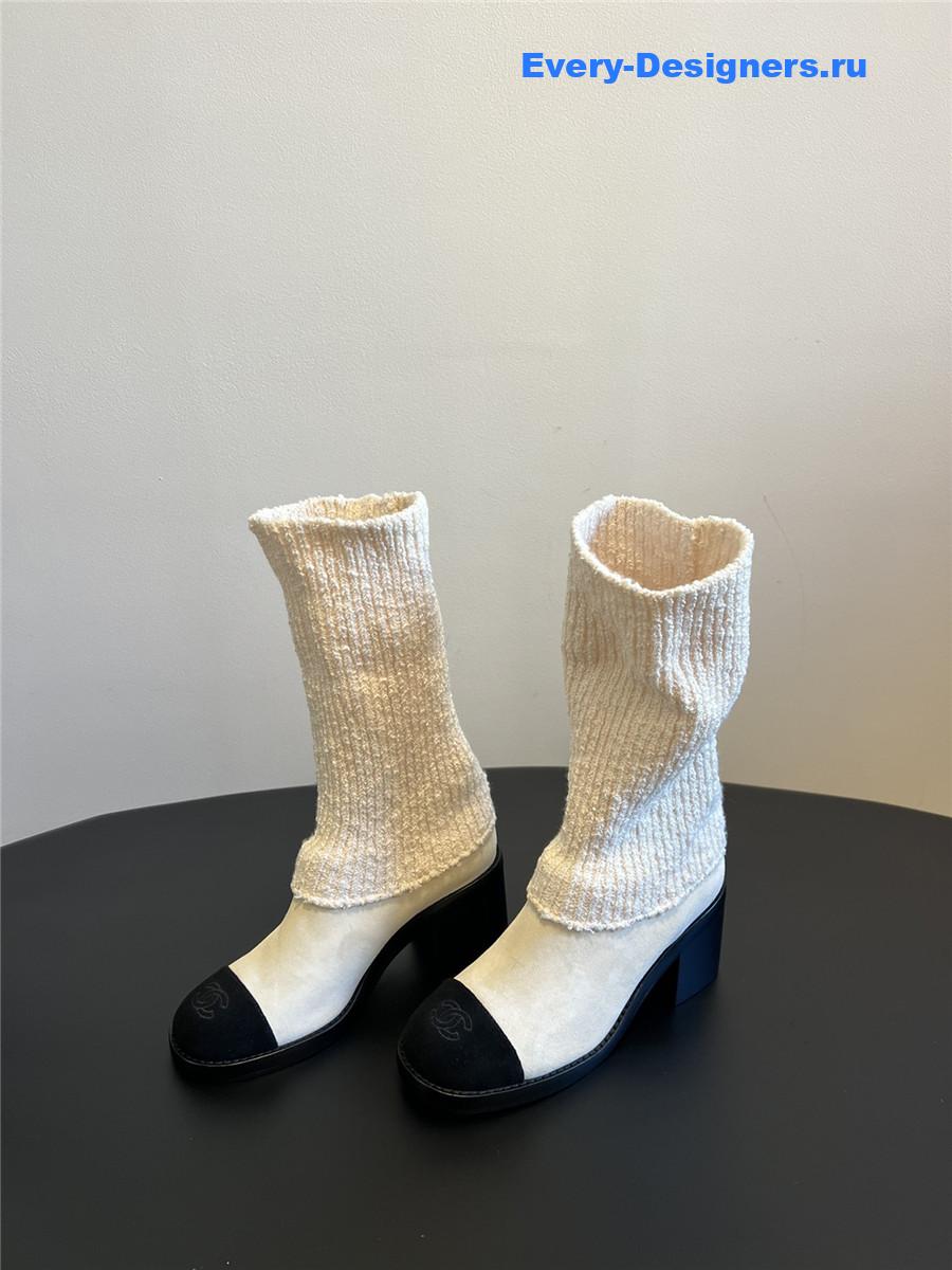 Ch**el knitted socks boots