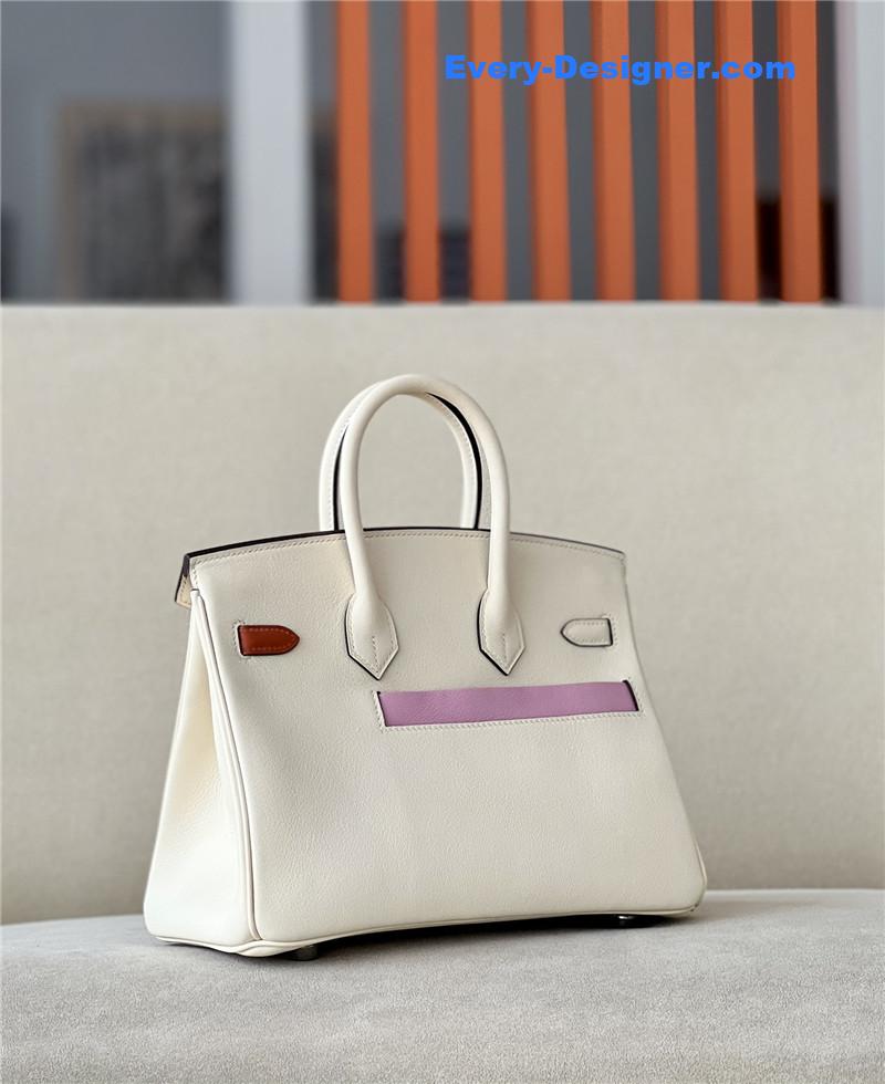 H**me5 birkin 25 swift leather bag