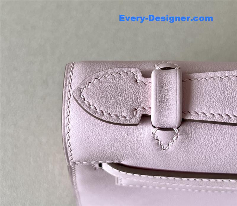 H**me5 kelly pochette swift leather bag