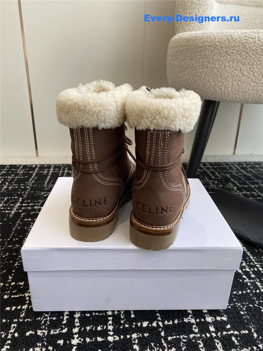 Ce1i*e winter platform wool boots