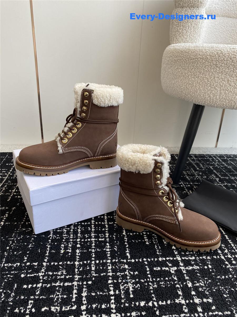 Ce1i*e winter platform wool boots