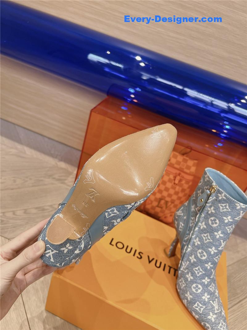 l0vis Vvtt0n lv logo printed short boots