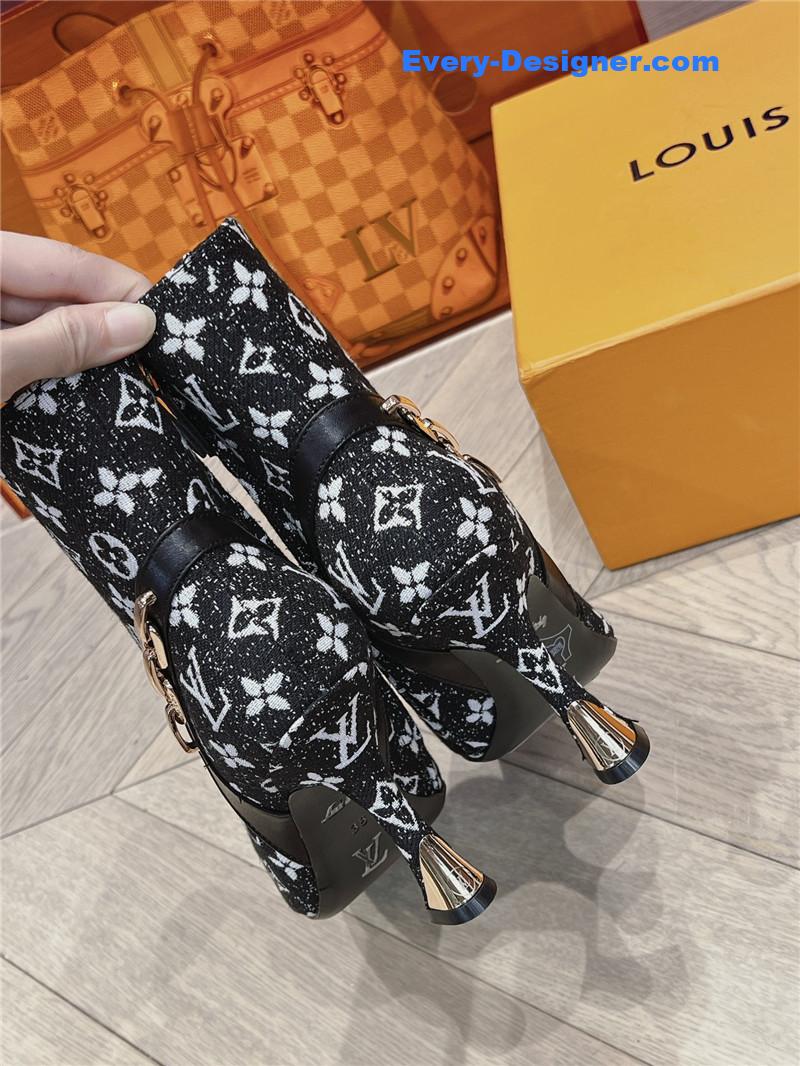 l0vis Vvtt0n lv logo printed short boots