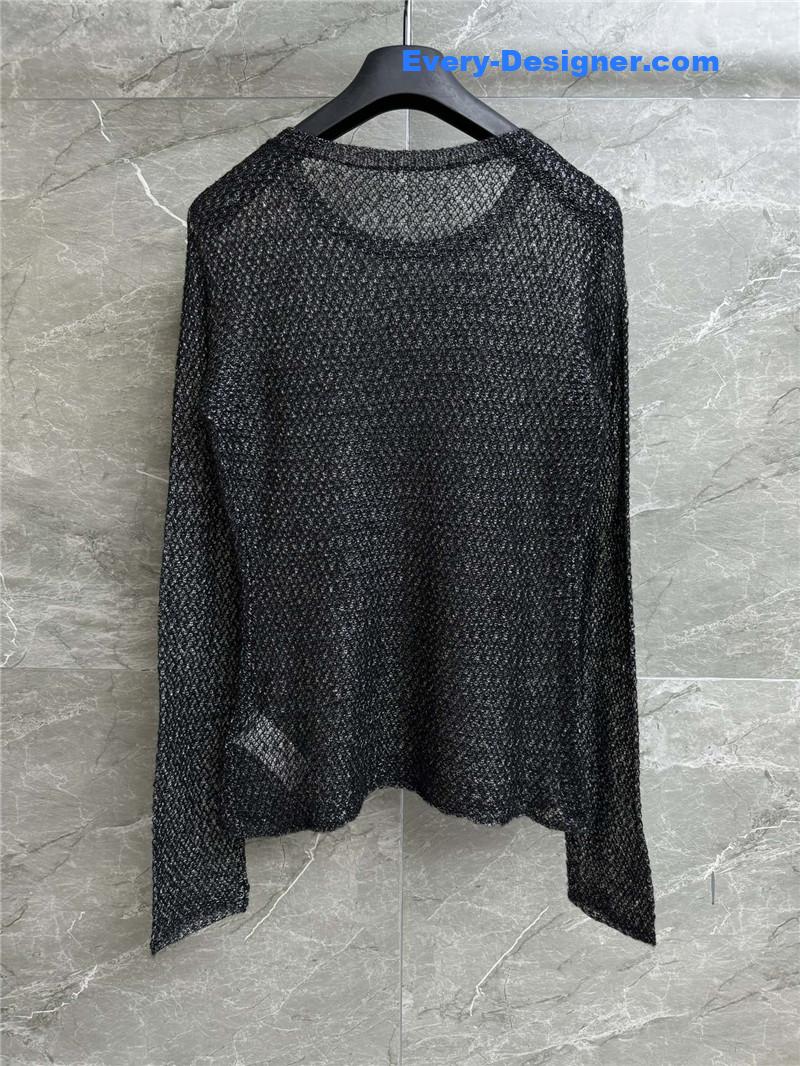 D10r cd bee embroidered hollow bottoming shirt